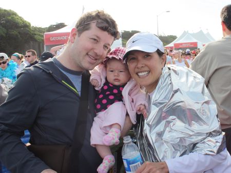 Family Picture - Week 14 (Celebrating mommy's finish of the Nike Women's Half Maraton)