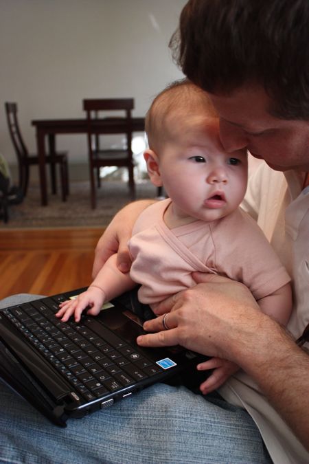 Yes daddy, I promise, I'll only use this to write my blog - I won't go to any G-rated sites...