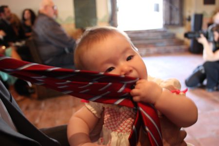 I'm not Catholic so instead of communion, I ate my daddy's tie.