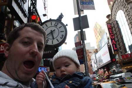 Then we hit Times Square - it was crazy how many people were there. I'll have to admit, even I, Ms. Curious, was a bit overwhelmed!