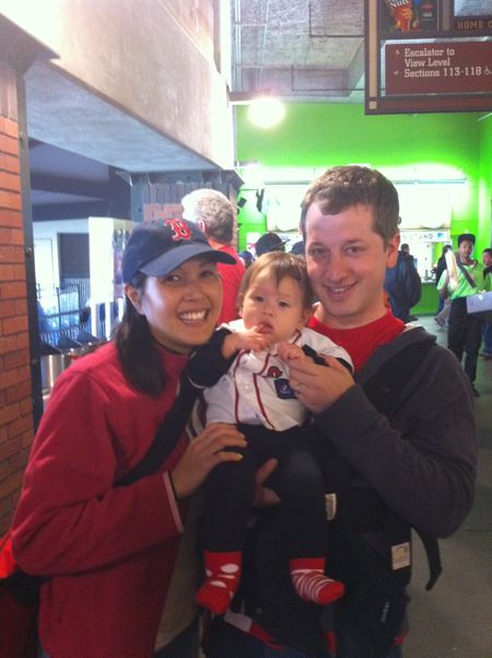 Family Picture - Week 50 (at AT&T Park for the Red Sox/Giants game)