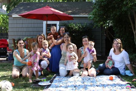 Mommies and babies - Labor Day 2010