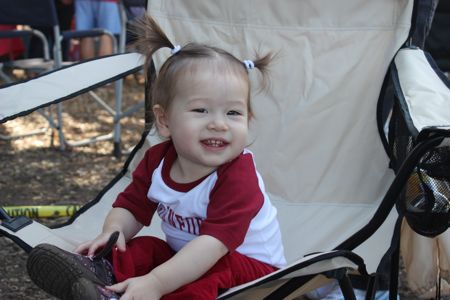 Don't I look cute in my Stanford gear?