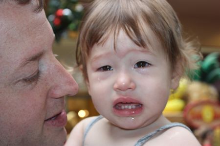 Daddy, it was horrible. The train was moving and I couldn't find mommy and they were singing all these songs and just kept clapping and smiling and clapping and smiling...