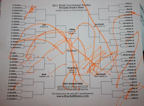 Maile's 2011 March Madness Bracket
