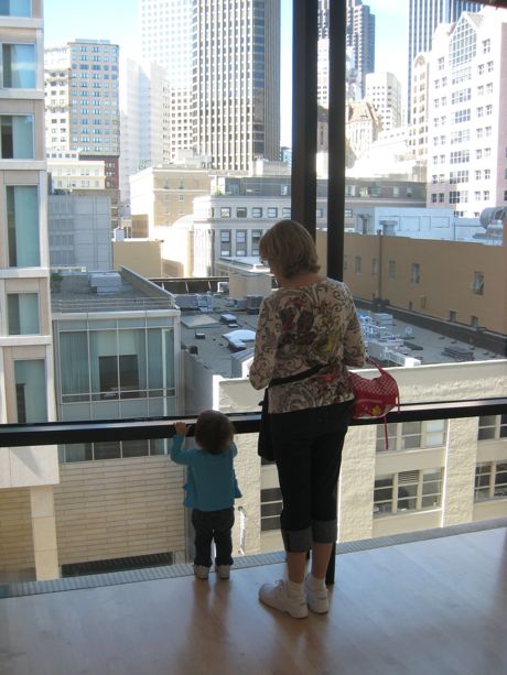 Grandma Jill and Maile checking out the view...