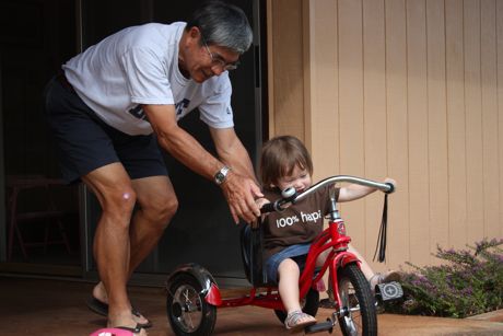 Bike riding powered by Papa Cal