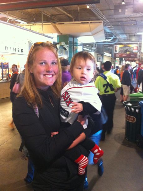 Megan was even there for Maile's first Red Sox game!