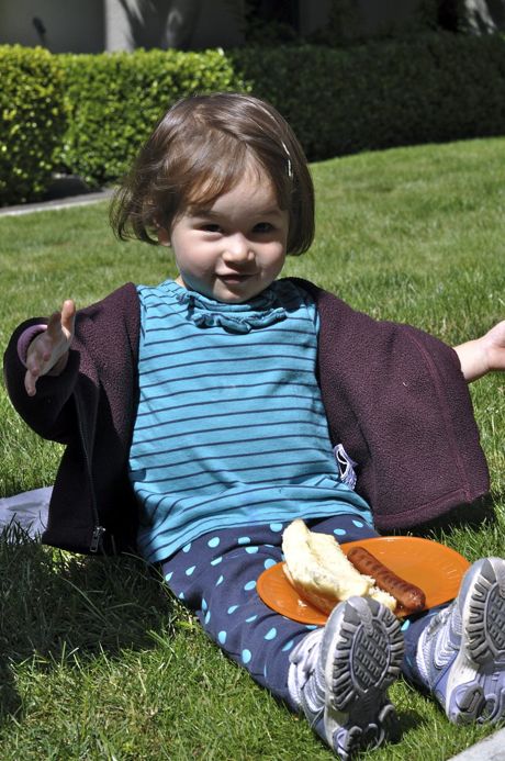 Nothing says Labor Day like a hot dog from the grill!