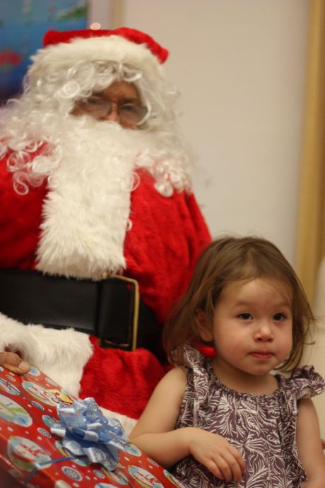 This is the best smile you are going to get out of me. (Dad note: Maile did great this year - she was nervous, but no tears!)