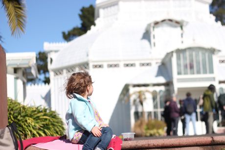 ... and to finish our day, Mommy and I sat on the steps and just took in the beautiful San Francisco day!