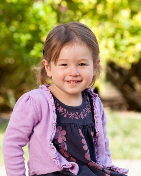 Maile's First School Picture (2.5 years)