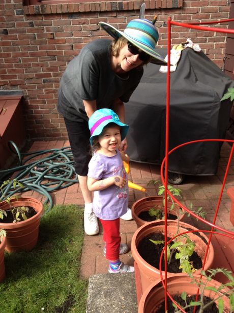 And then, voila!, all the plants were ready to grow. I told Grandma she needs to send me pictures so I can see how they do. She promised she would!