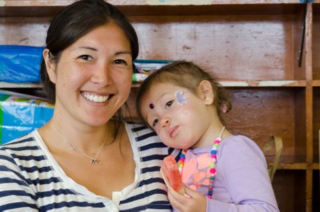 Beautiful shot of Mommy and Maile