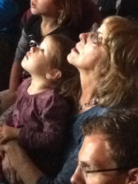 Love this picture of Grandma Jill and Maile - both fascinated by the sites at the aquarium!
