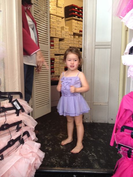 Maile Girl in her new ballerina tutu - she LOVES it!