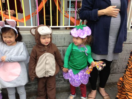 Maile and friends had lots of fun at the Halloween party!