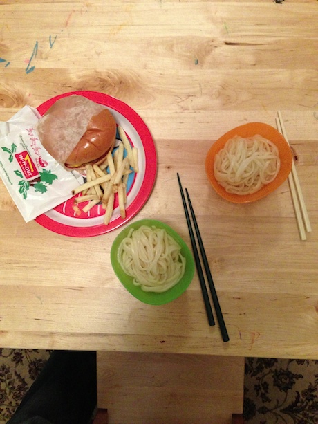 Can you guess which one is my lunch and which one is Katie and Emily's?