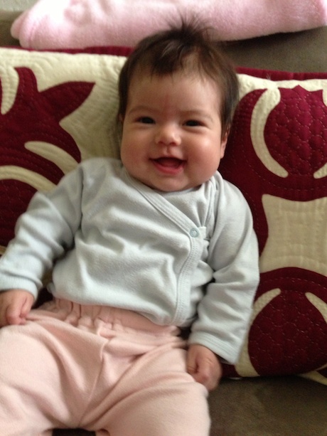 <heart melting> - love our smiling little girl!