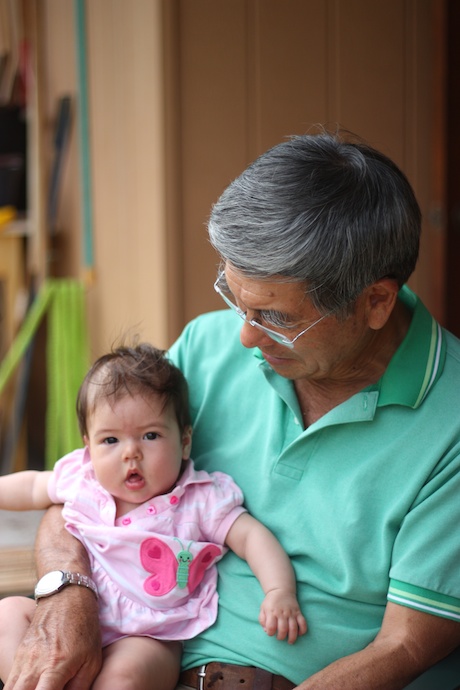 Lauren and Papa watched from the sidelines ;)