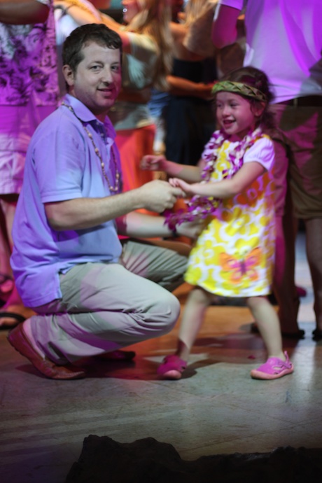... then Maile and Daddy did some dancing on the stage (of course)