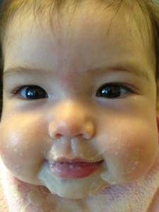 Those cheeks are full of solids!