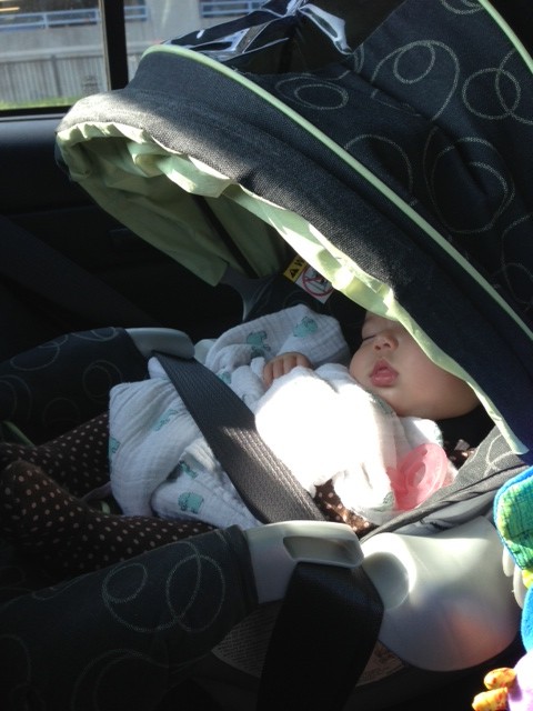 Then I took my very first NYC taxi ride! (Mommy also shared this with me later).