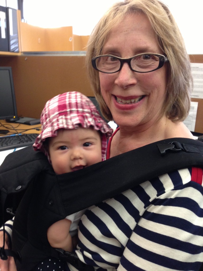 Grandma Jill and Lauren (5 months) in NYC