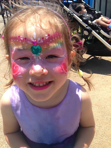 And to top it off, Maile Girl got an epic face painting done :)