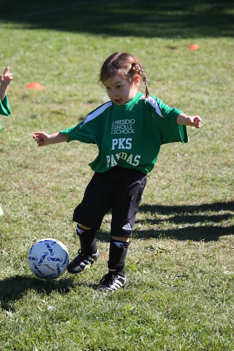 Maile Girl had one great run where she went the length of the field and almost (so close!) scored!