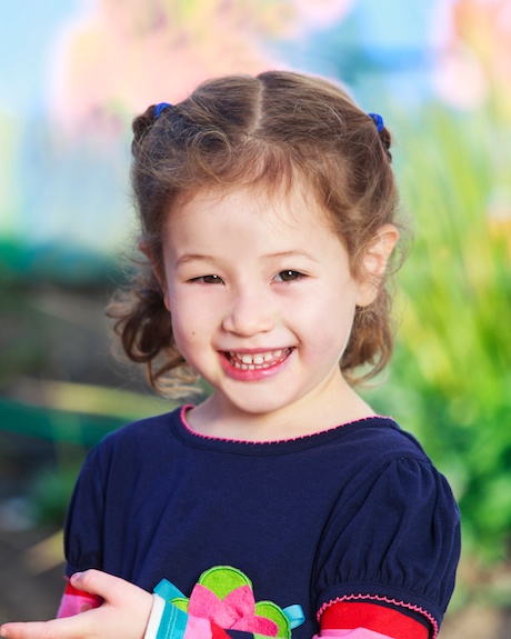 Maile's school picture for 2013 (4.5 years old)