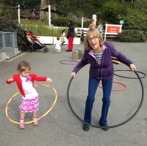 Hula Hooping with Grandma Jill...