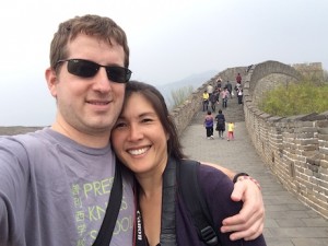 10 years ago Christine and I took our first trip to China and took a similar picture at the top of the Great Wall. It was incredible coming back, this time with Maile. I can't imagine a better person to share these adventures with and look forward to our next!