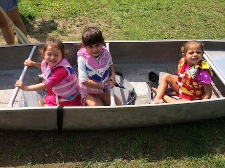 Just the girls this time headed out on the water - Maile, Natalie and Harlow