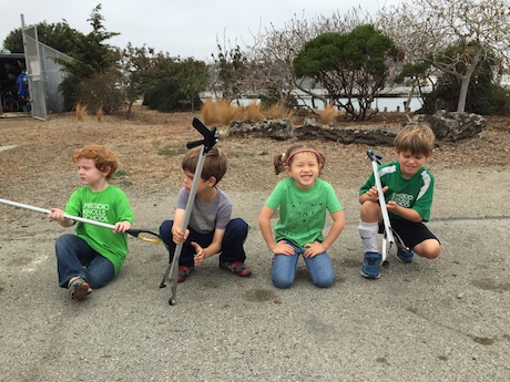 Maile and her friends getting ready to rock the cleanup...