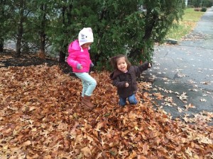 Wet leaves are FUN! I wish there were more of them in San Francisco!