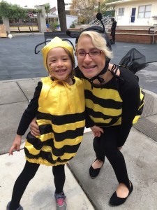 Maile and Auntie Bee all decked out!