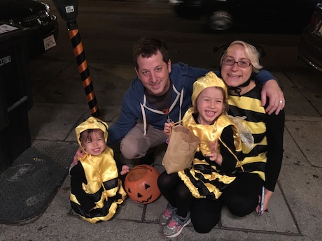 Daddy with all his bees