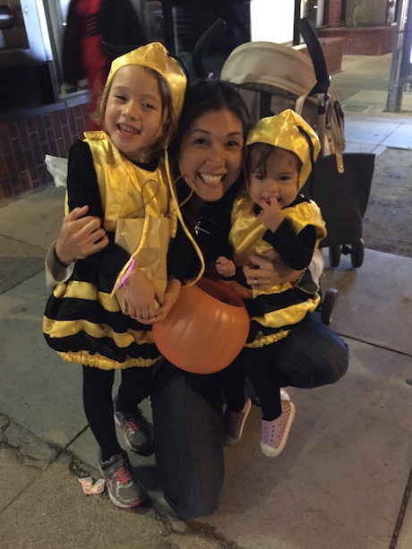 Mommy and her two bees!
