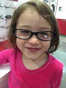 Maile Girl checking out some frames...