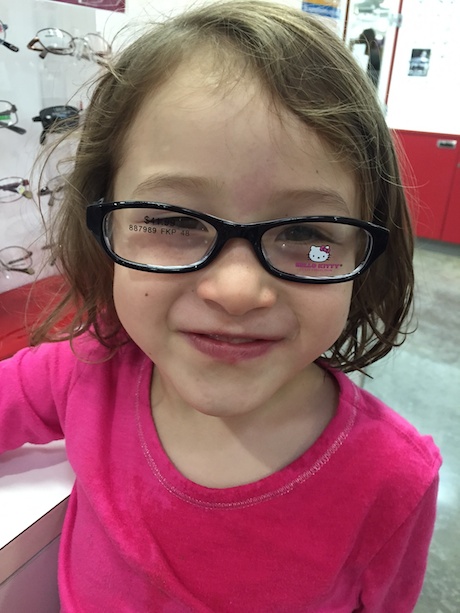 Maile Girl checking out some frames...