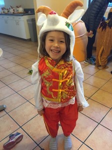 Maile in her adorable Ram costume - can't wait to see her in action!