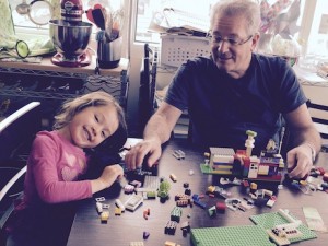 Maile enjoyed building Legos with Papa this afternoon - they made quite the castle!