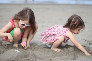 The sisters who dig together...