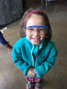 Speaking of glasses, thanks Google for the kid-sized protective goggles!