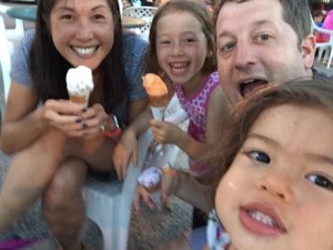 Only thing better than family time? Family time + ice cream!