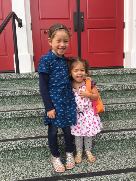 Maile and Lauren are ready for the school year!