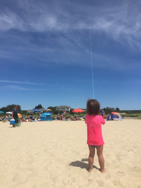 Just a little girl and a string to the sky...