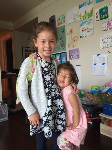 Lauren is very excited for school.