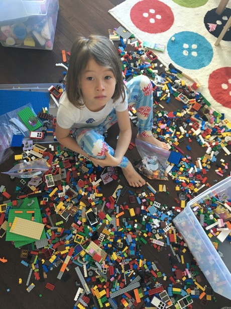Sorting through the sea of Legos...